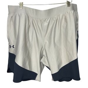 Under Armour Unisex 2XL Training Athletic Running Shorts‎ Two Tone Beige Black